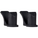 Autoblow VacuGlide Nipples for Cap 2 Stk Black