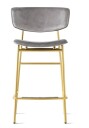 Calligaris Fifties stol messing / aske grå