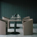 New Works Florence Søylebord 60x70 Gris Du Marais Marmor
