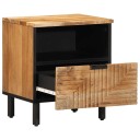 vidaXL Nattbord 40x33x46 cm heltre akasie
