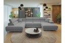 Gabina Sofa med Divan og Sjeselong 4 seter   Grå