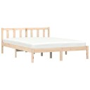 vidaXL Sengestamme Naturlig 152 x 203 cm Massiv furu
