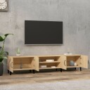 vidaXL TV-benk sonoma eik 180x31,5x40 cm konstruert tre