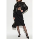 Alexander McQueen Dame Topper Svart M,