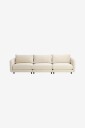 Nord Komfort   Sofa Canberra 3 seter   Hvit