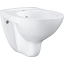 GROHE BAU CERAMIC vegghengt bidet hh midt med kran porselen hvit