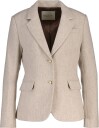 Gant Slim Herringbone Blazer   Beige   34
