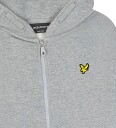 Lyle & Scott Hettegenser Zip Through Hoodie Grå