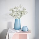 Hadeland Glassverk Dugg Vase 20cm Lys Blå