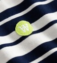 Wood Wood Genser   Moa   Off White/Navy Striper   Wood Wood   Medium   Genser Blå Hvit