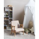 Lenestol Linde - Beige, lyst tre