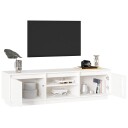 vidaXL TV-benk hvit 140x35x40 cm heltre furu 8721012264205