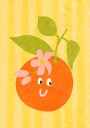 Hello orange Plakat Plakat / 50x70cm
