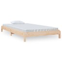 vidaXL Stableseng 100x200 cm heltre furu