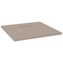 vidaXL Dusjbrett SMC brun 90x90 cm