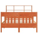  Sengeramme uten madrass voksbrun 120x200 cm heltre furu 8721158620132