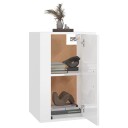 vidaXL Vegghengte TV-benker 2 stk høyglans hvit 40x34,5x60 cm 8720845667702