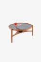 HomitiSalongbord Clover Oak   Brun
