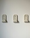 Hook Veggkrok 3-pk, Shiny Creme