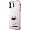 Karl Lagerfeld iPhone 11/XR Hardcase Ikonik Choupette 6,1" Rosa