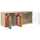 vidaXL Vegghengt TV skap ESSEN 102 x 33 x 40 cm Sonoma eik