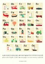 Playful Vehicle Alphabet Plakat / 100x150
