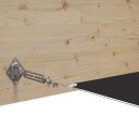 vidaXL Vertikal markise antrasitt 180x1000 cm oxford stoff