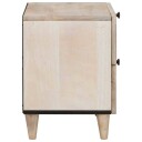  Nattbord med skuff Beige 40 x 33 x 46 cm heltre mango