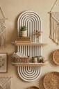 Savik Vegghylle 26x35x13 cm - Hvit