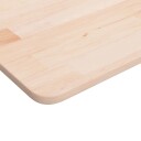  Firkantet bordplate 70x70x1,5 cm ubehandlet heltre eik 342917