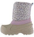 Wheat Vintersko - Vinterlig - Lilac Blue Blomster - Wheat - 24 - Vinterstøvler Beige Blå Rosa
