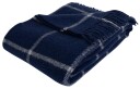 Arctic Ullpledd i 100% ny norsk ull Thor Blå 130 x 200 cm