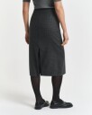 Gant Midi rutete ullblyantskjørt CHARCOAL MELANGE 34