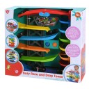 Playgo Race Drop Biltårn m/ racerbiler fra 1,5 år