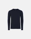 Dovre Langermet t Skjorte Ull Navy