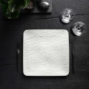Villeroy & Boch Manufacture Rock Blanc Serveringsfat 33 cm Firkantet Hvit