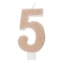 Kakelys rosegull/Glitter   Tallet 5