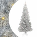  Juletre med 300 LED med stativ sølv 240 cm PET