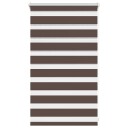 vidaXL Zebra Gardiner 50 x 100 cm Kaffe Farge