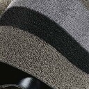 CHILEWICH Bold Stripe Dørmatte 46 x71cm SILVER/BLACK