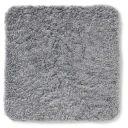 Skinnwille Curly sittepute i lammeskinn 40x40 cm Charcoal grey silver