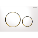 Geberit Sigma 20 Round Hvit/gull
