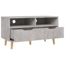 vidaXL TV-benk betonggrå 90x40x48,5 cm sponplate