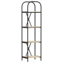  Bokhylle Sonoma eik 40 x 30 x 146 cm Konstruert tre