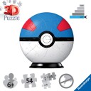 Ravensburger Pokemon Great Ball 3D Puzzle 54pcs. 3D Puslespill