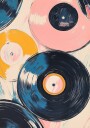 Retro Vinyl Records Plakat Plakat / 40x50cm