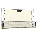  Football stoppnett svart og gul 183x85x120 cm polyester