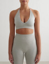 aim´n Shape Seamless Cross Back Bra - Grey - S