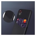KSQ Sony Xperia 5 III Deksel med Kort Lomme Svart