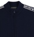 Emporio Armani Cardigan   Akryl/Ull   Navy m. Logostriper   Emporio Armani   8 år 128   Cardigan   Blå